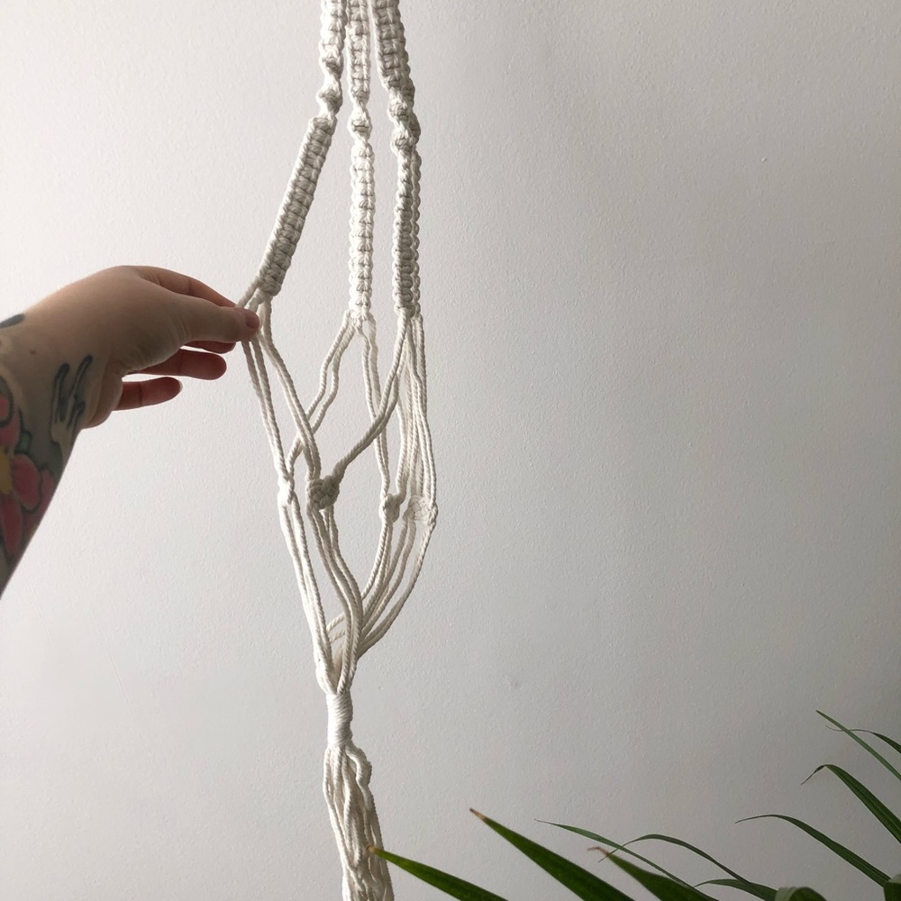 SOLD Macrame Plant Hanger